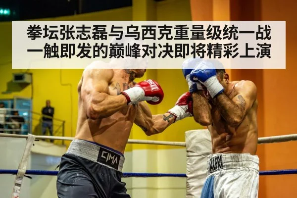 拳坛张志磊与乌西克重量级统一战一触即发的巅峰对决即将精彩上演 - 8868 SPORTS
